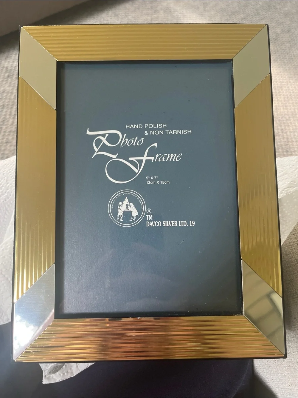 Davco Silver LTD 5x7 frame Hand Polish & Non Tarnish